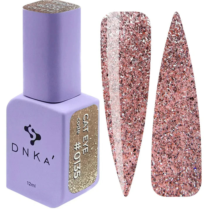 Color Gel Polish DNKa' 12 ml Cat's Eye #0135 – Esmalte semipermanente | Polymnea