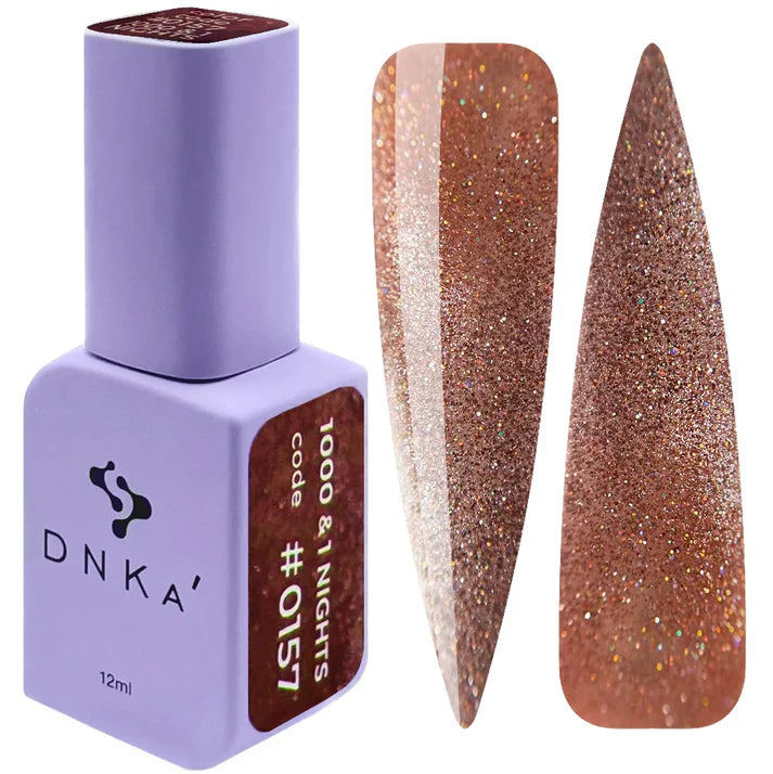 Color Gel Polish DNKa' 12 ml Cat's Eye #0157 - 1000&1 Nights – Esmalte semipermanente | Polymnea