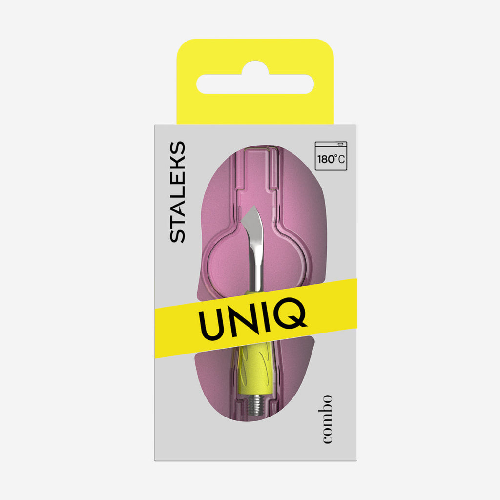 Staleks UNIQ 14 Combo - Punta de paleta curva WPPQ-14y