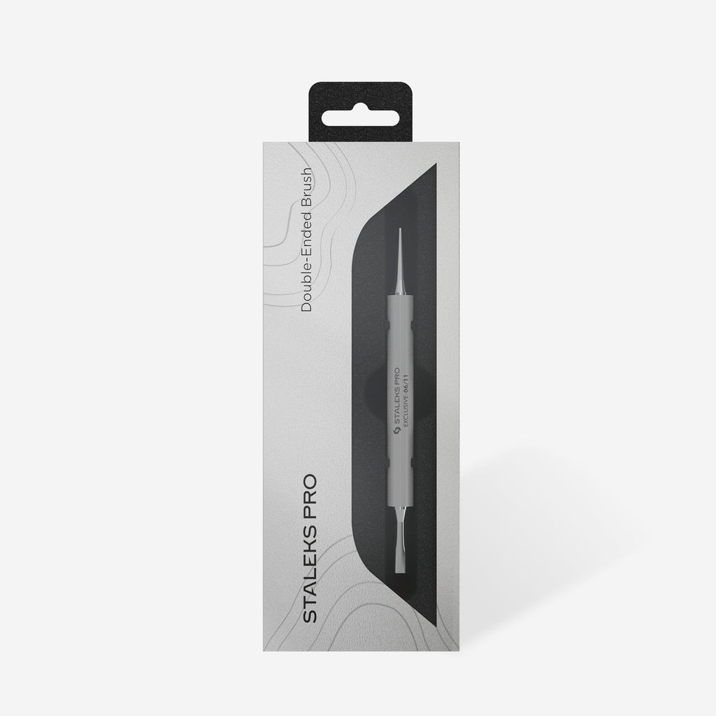 Pincel Doble para Gel 11 mm y Liner 12 mm STALEKS EXCLUSIVE NBX-06/11 – Pinceles, de Staleks | Polymnea