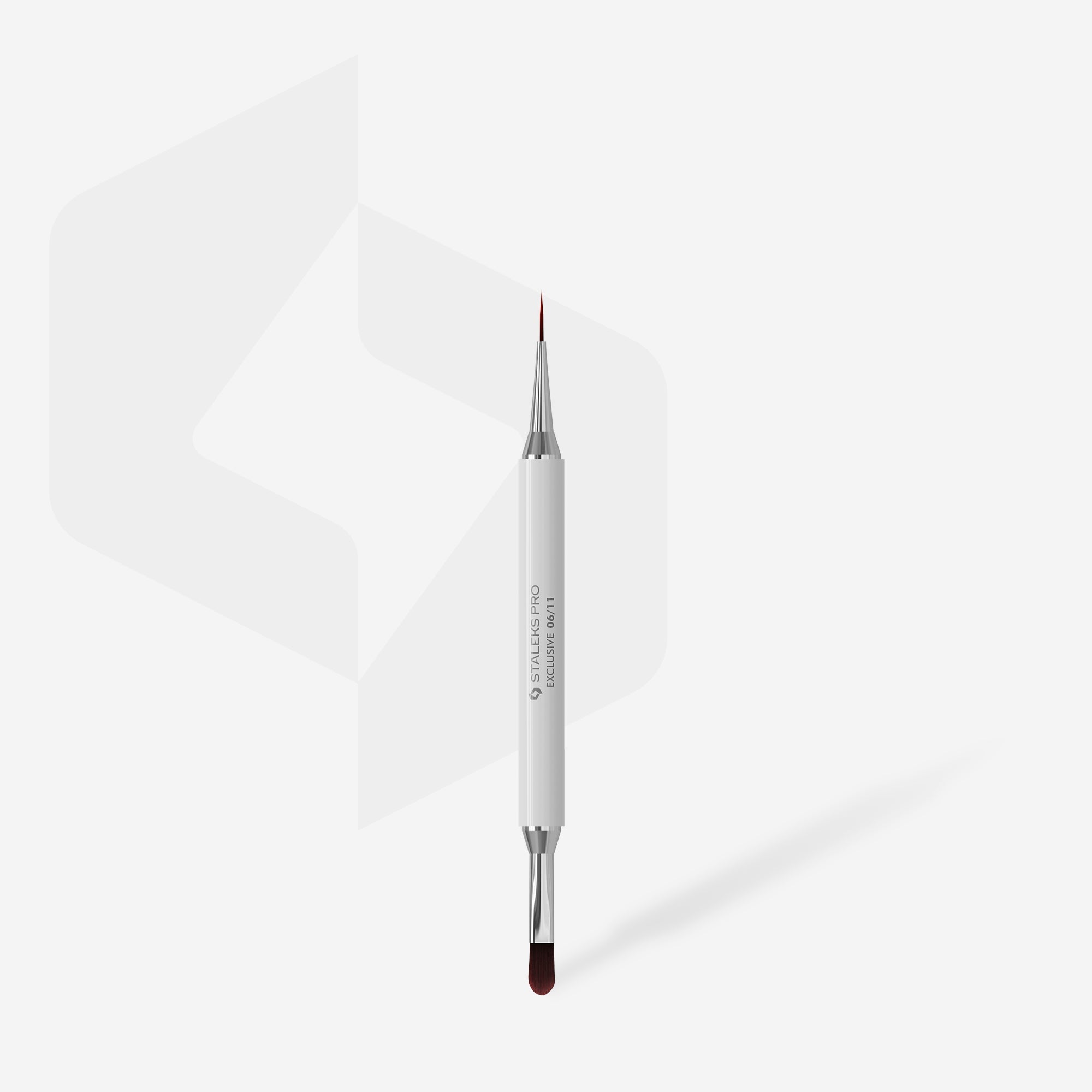 Pincel Doble para Gel 11 mm y Liner 12 mm STALEKS EXCLUSIVE NBX-06/11 – Pinceles, de Staleks | Polymnea