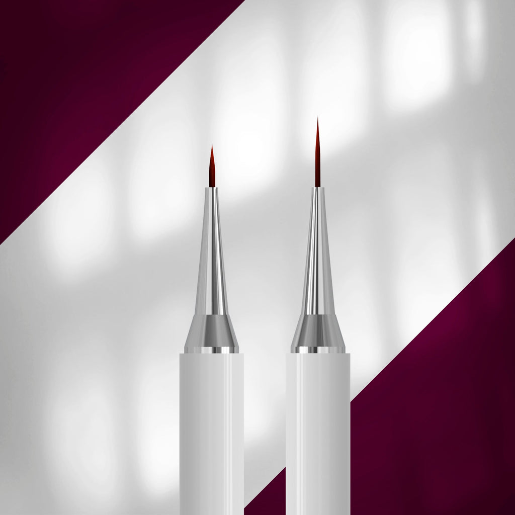 Pincel Doble Liner 7 mm y Línea Francesa 12 mm STALEKS EXCLUSIVE NBX-01/11 – Pinceles, de Staleks | Polymnea