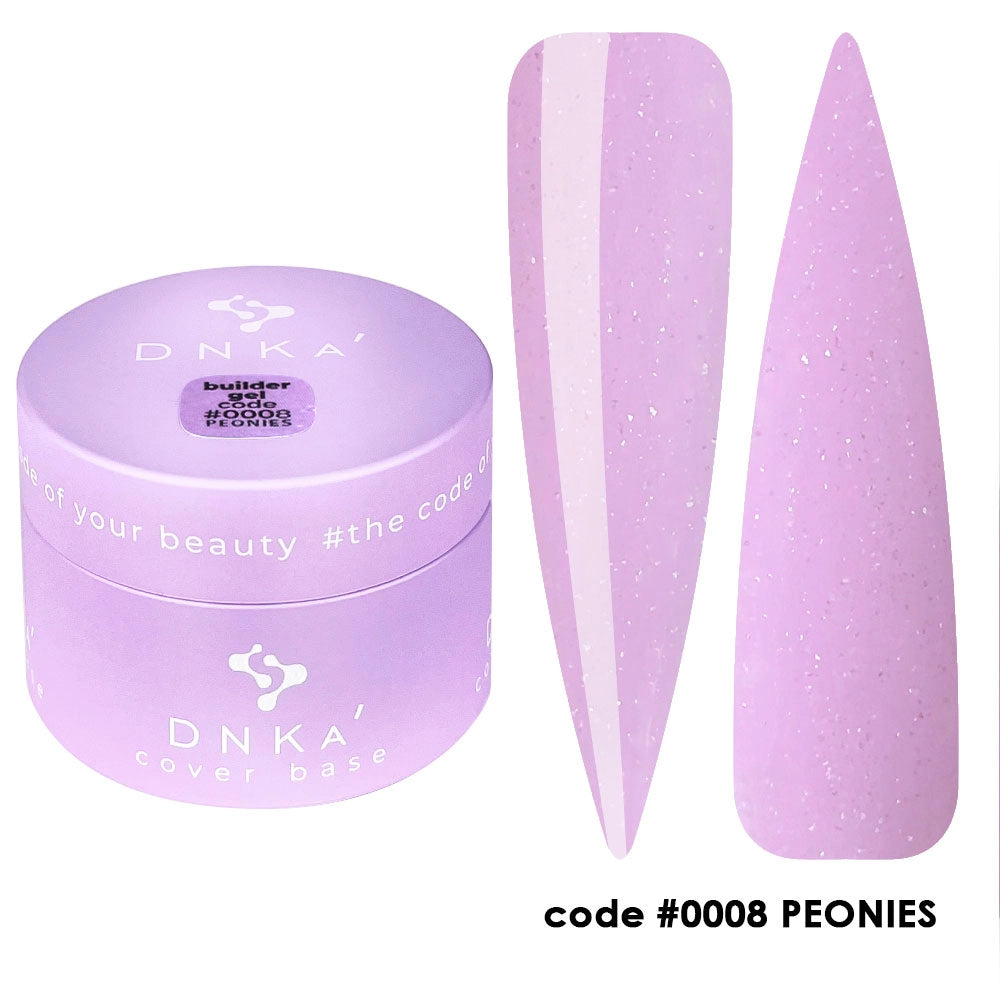 Builder Gel DNKa' 15 ml #0008 Peonies – Gel constructor | Polymnea