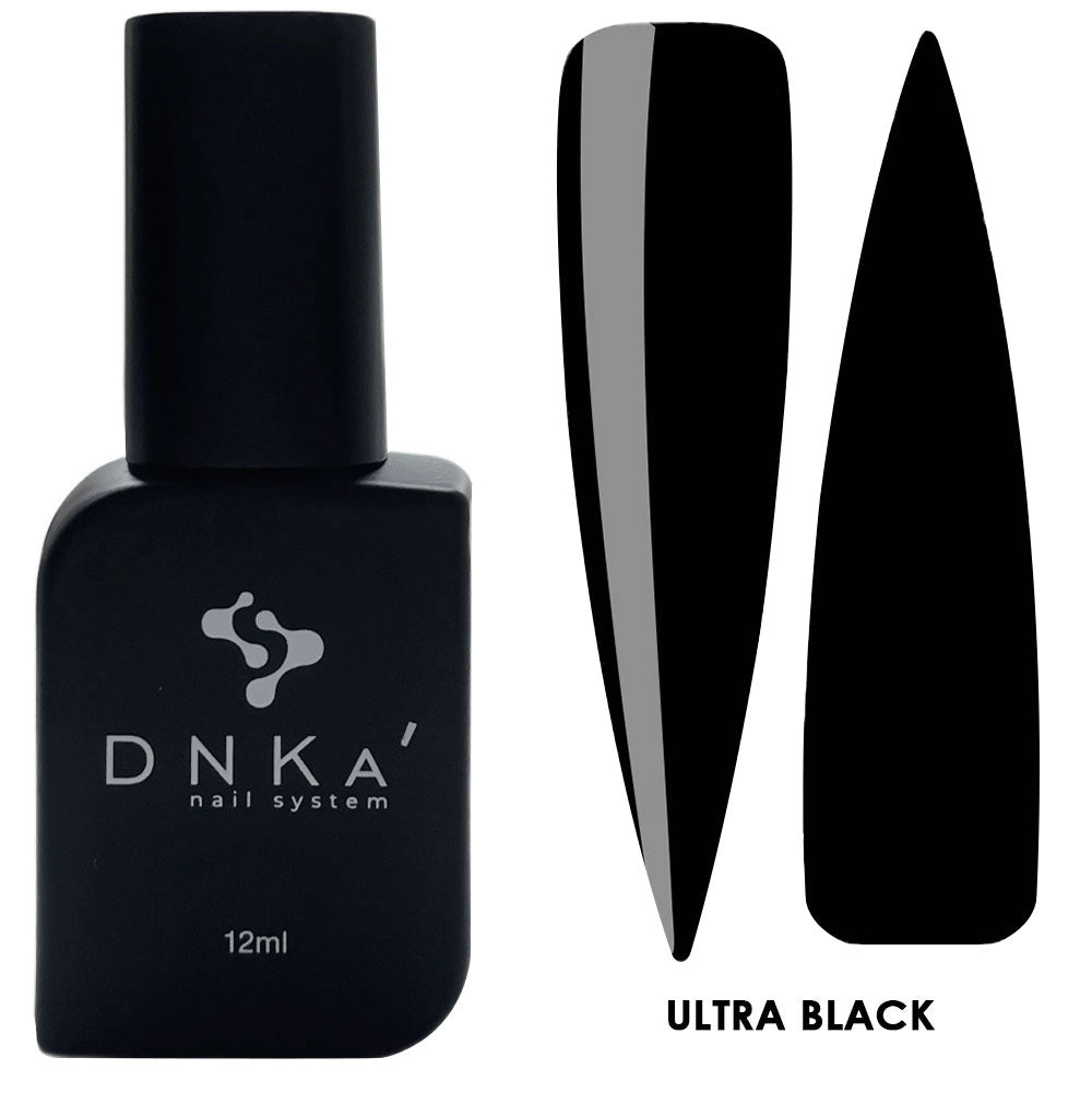 Color Gel Polish DNKa' 12 ml Ultra Black – Esmalte semipermanente | Polymnea