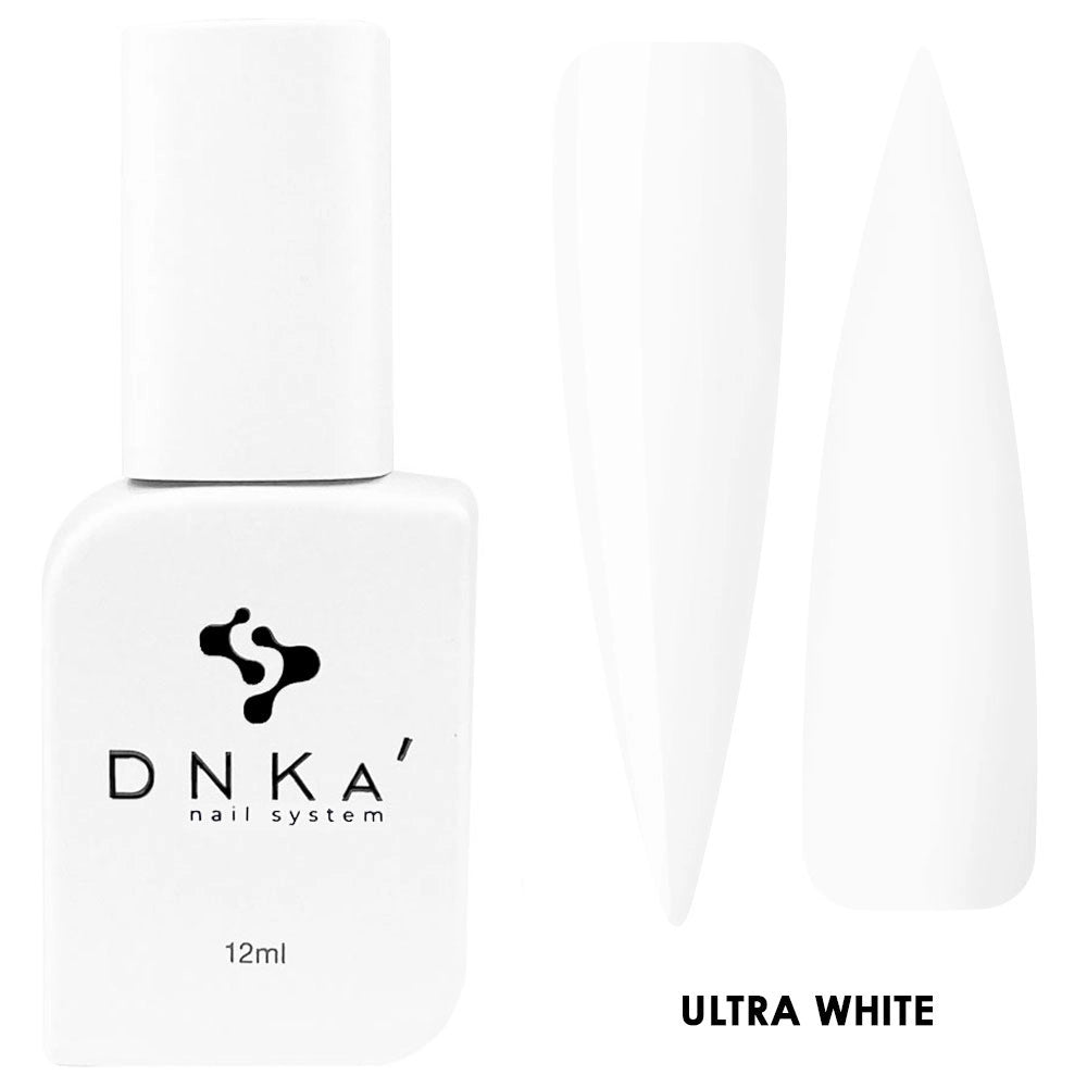 Color Gel Polish DNKa' 12 ml Ultra White – Esmalte semipermanente | Polymnea