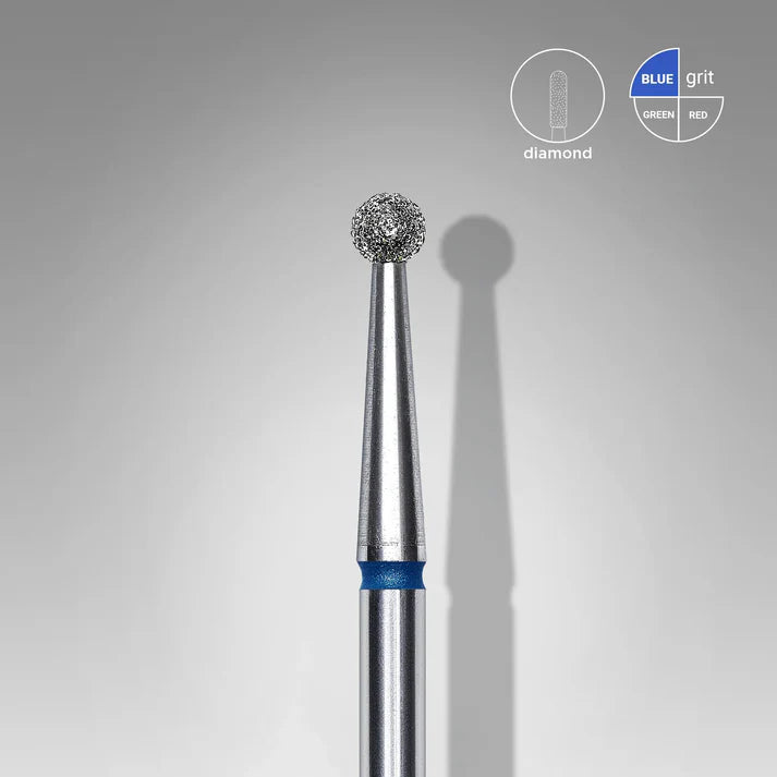Punta Diamante, «Bola» 2.5 mm STALEKS FA01B025 – Herramientas de manicura Staleks | Polymnea