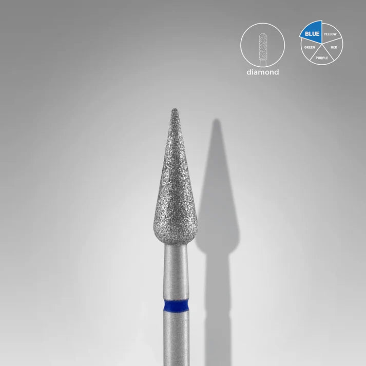 Punta Diamante, «Pera» 4 Mm STALEKS FA100B040/12 – Herramientas de manicura Staleks | Polymnea