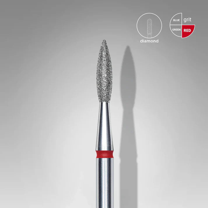 Punta Diamante, «Flama Afilada» 2.1 Mm STALEKS FA11R021/8 – Herramientas de manicura Staleks | Polymnea