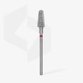 Fresa de carburo para uñas "frustum" roja EXPERT diámetro 6 mm/ parte útil 14 mm FT70R060/14 – Fresas de manicura, de Staleks | Polymnea