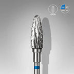 Fresa de carburo para uñas "maíz" azul EXPERT diámetro 5 mm / parte útil 13 mm FT90B050/13