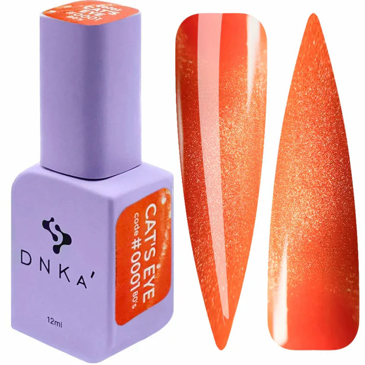 Color Gel Polish DNKa' 12 ml Cat's Eye #0001 - 80's – Esmalte semipermanente | Polymnea