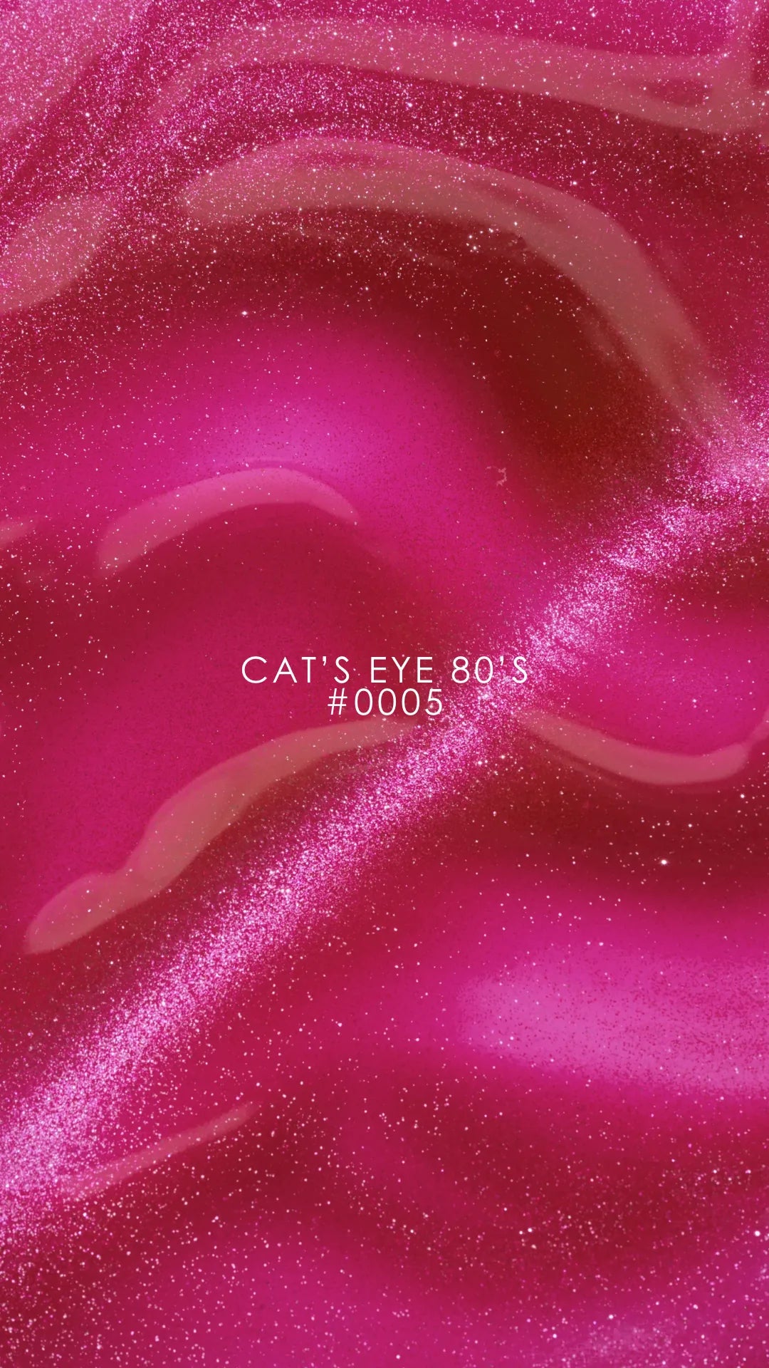 Color Gel Polish DNKa' 12 ml Cat's Eye #0005 - 80's - aplicación