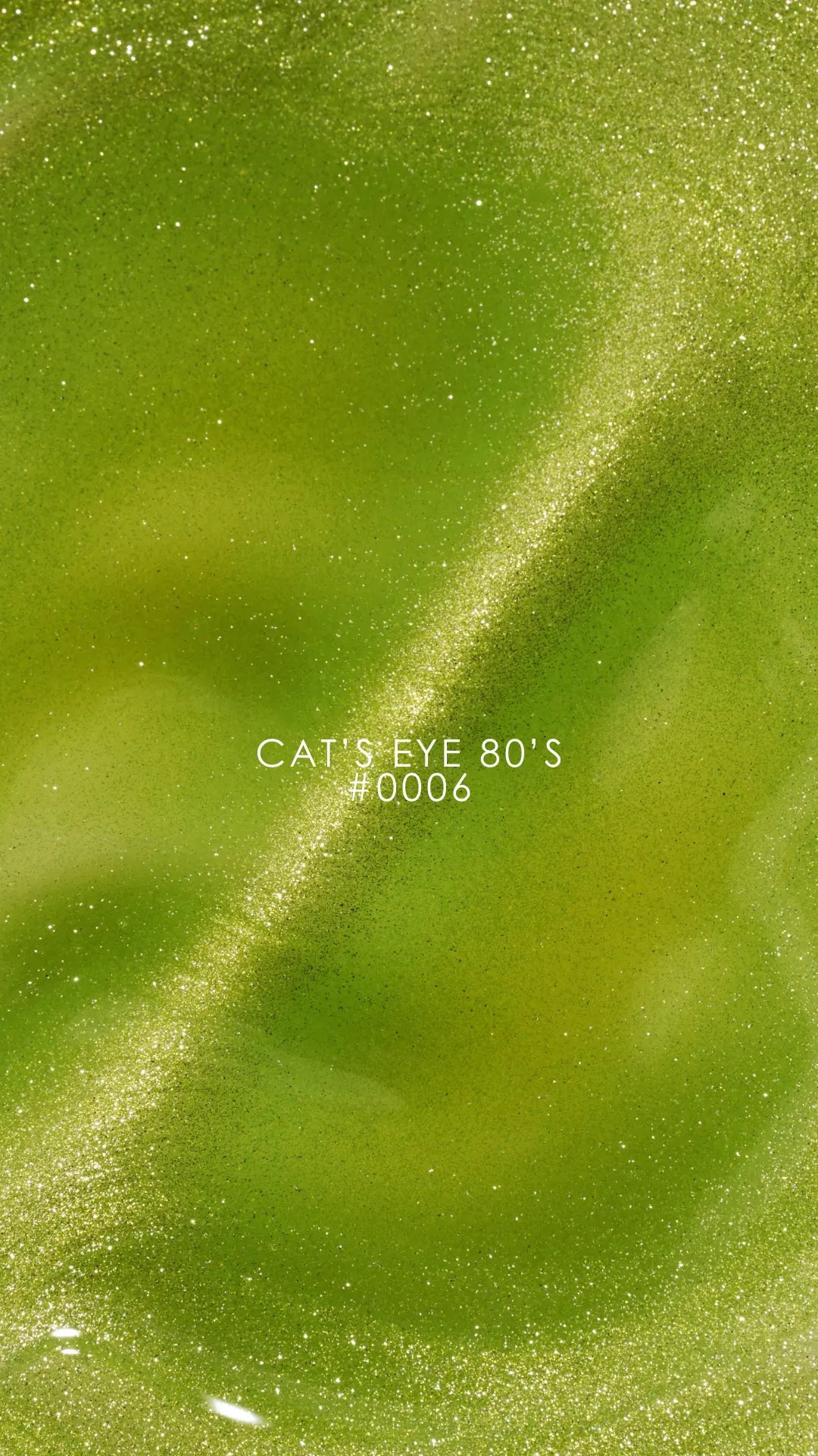 Color Gel Polish DNKa' 12 ml Cat's Eye #0006 - 80's - aplicación