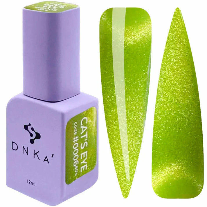 Color Gel Polish DNKa' 12 ml Cat's Eye #0006 - 80's – Esmalte semipermanente | Polymnea