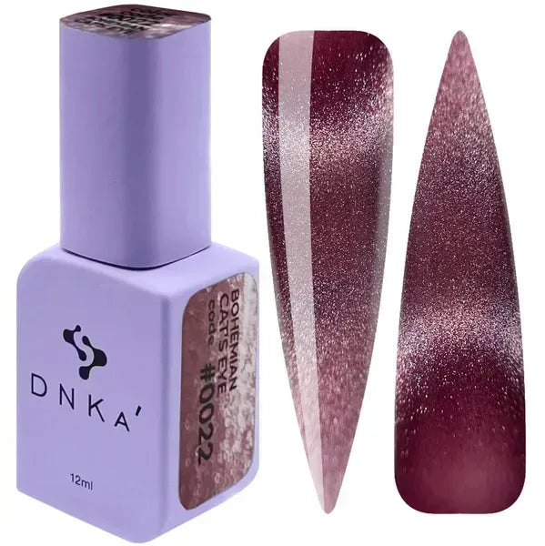 COLOR GEL POLISH CAT`S EYE "DNKa", 12 ml #0022 BOHEMIAN – Esmalte semipermanente | Polymnea
