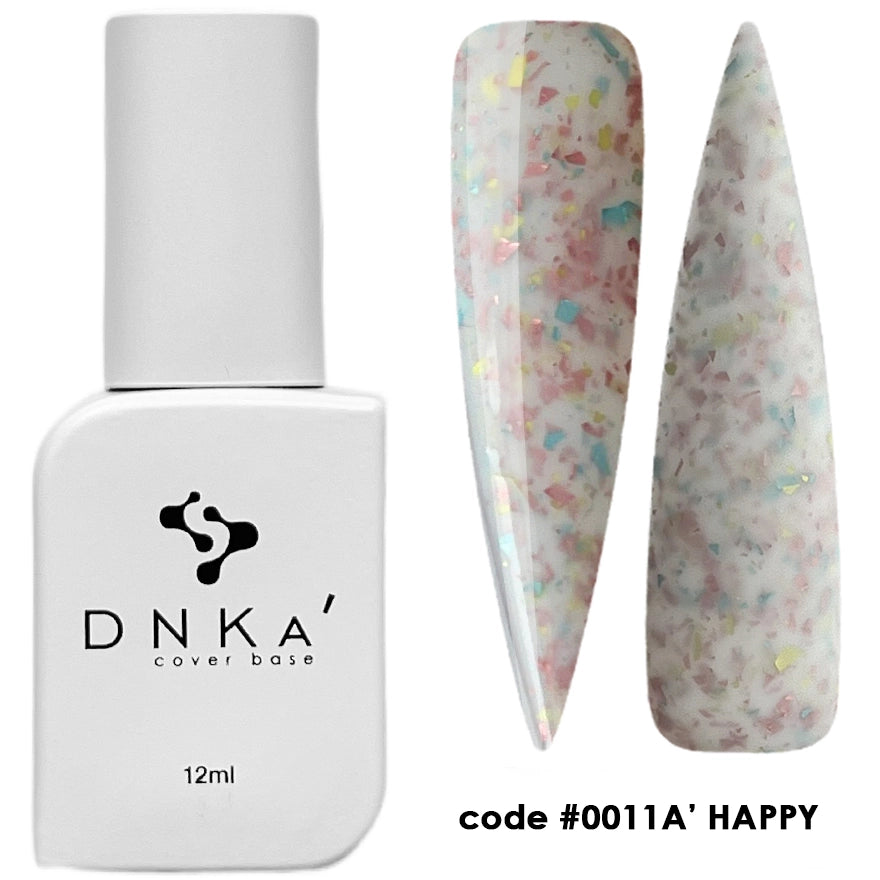 Cover Base DNKa' 12 ml #0011A Happy – Base de adherencia | Polymnea
