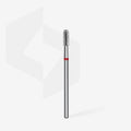 Fresa diamantada para piel "cilindro" redondeado rojo EXPERT diámetro 2,3 mm/ parte útil 6,5 mm FA30R023/6.5