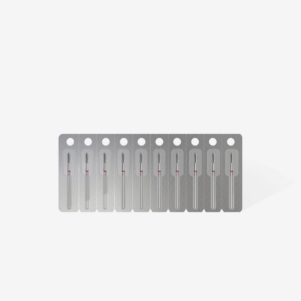 Fresa diamantada para piel "cilindro" redondeado rojo EXPERT diámetro 2,3 mm/ parte útil 6,5 mm FA30R023/6.5