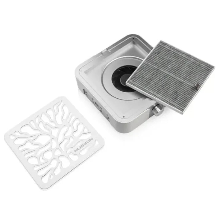 Aspirador de polvo Musson X3 Silver – Aspiradores de uñas | Polymnea (foto 2/3)