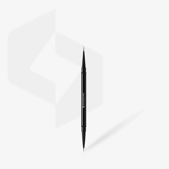 Pincel de doble punta EXPERT delineador 7 mm / delineador 10 mm NBE-01/03 – Pinceles, de Staleks | Polymnea