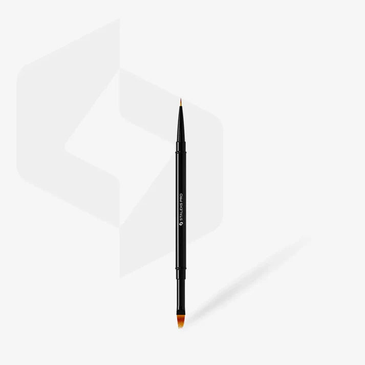 Pincel de doble punta EXPERT liner 7 mm / para degradado 11 mm NBE-01/07 – Pinceles, de Staleks | Polymnea