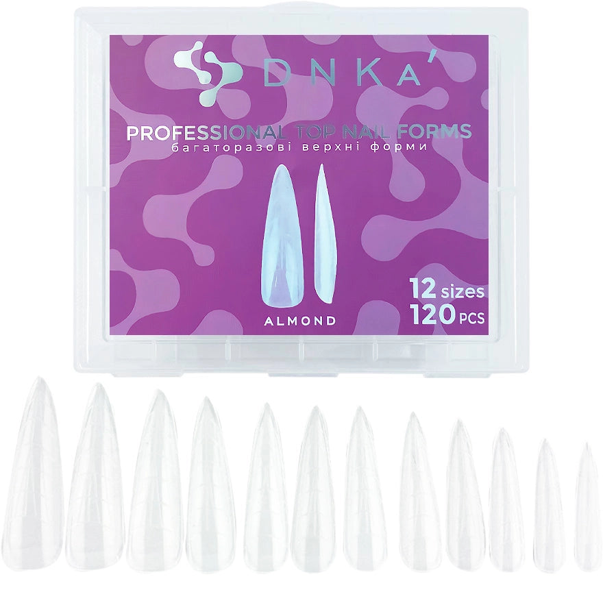 Professional Top Nail Forms DNKa' Almond 120 pcs.