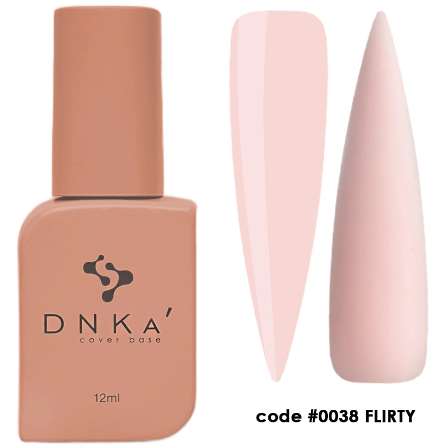 Cover Base DNKa' 12 ml #0038 Flirty – Base de adherencia | Polymnea