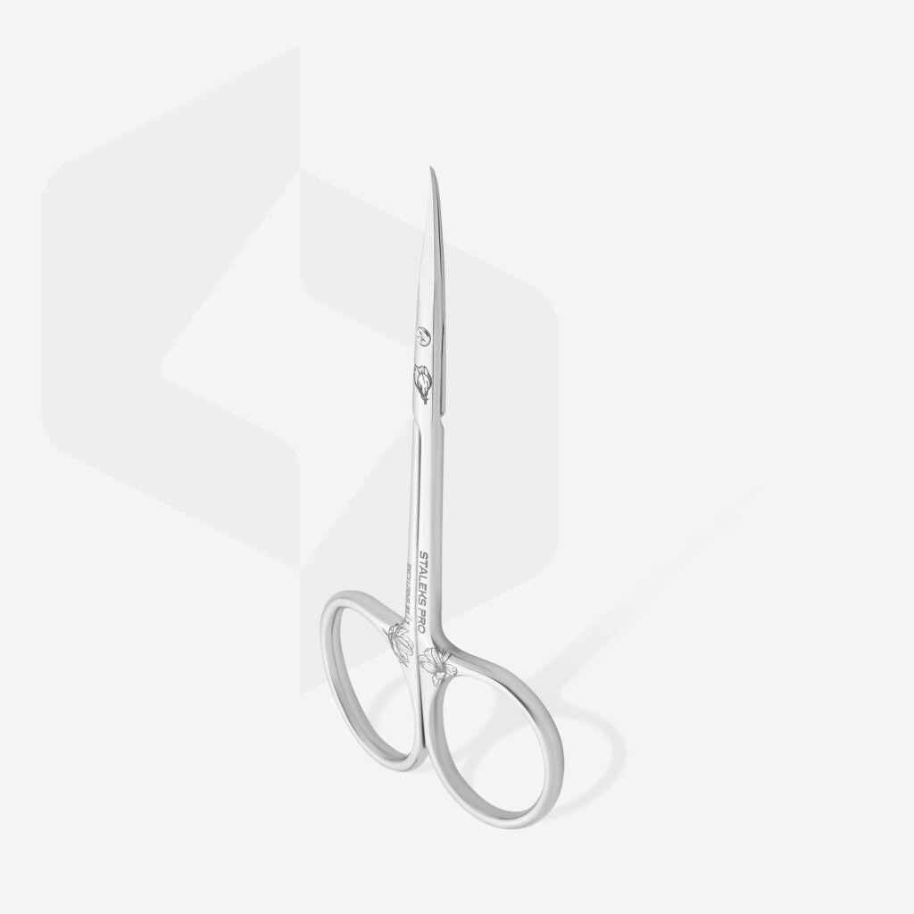 Tijeras profesionales para cutícula con gancho EXCLUSIVE 21 TIPO 1 (magnolia) SX-21/1m