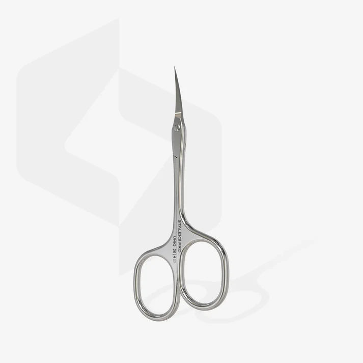 Tijeras Profesionales Cutícula UNIQ 20 TYPE 4 Asymmetric – Tijeras de manicura, de Staleks | Polymnea
