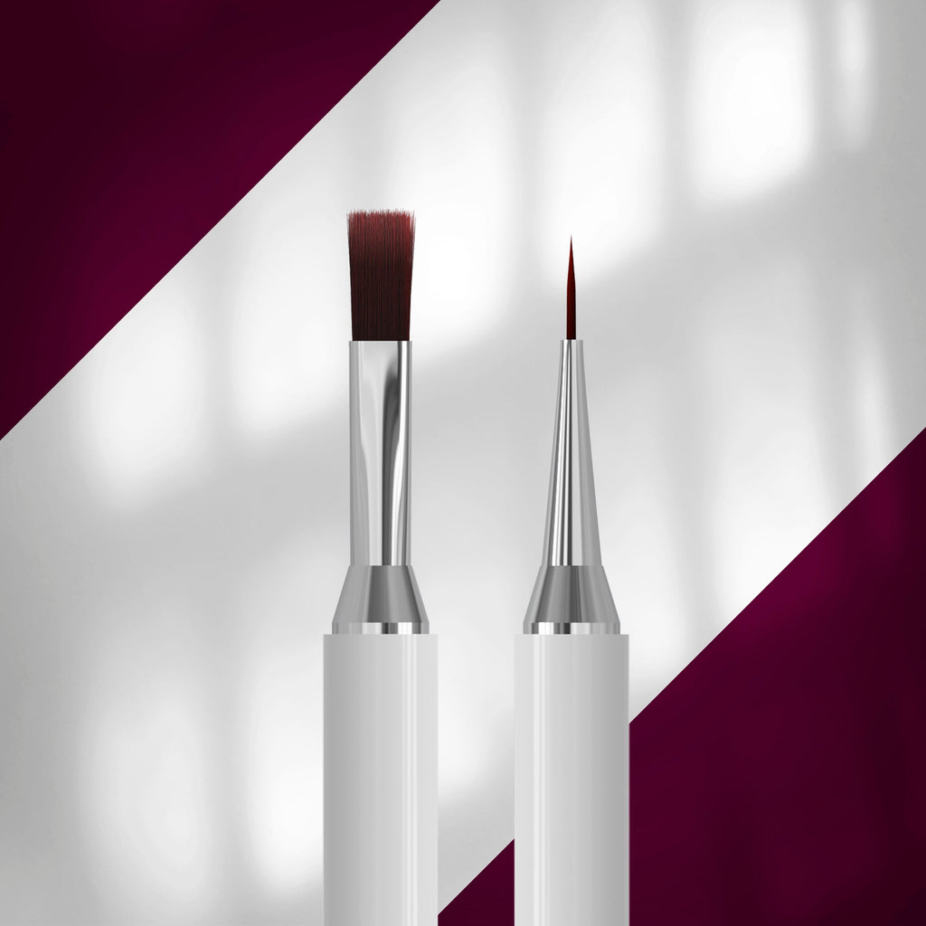 Pincel Doble para Gel 10 mm y Liner 10 mm STALEKS EXCLUSIVE NBX-08/03 – Pinceles, de Staleks | Polymnea