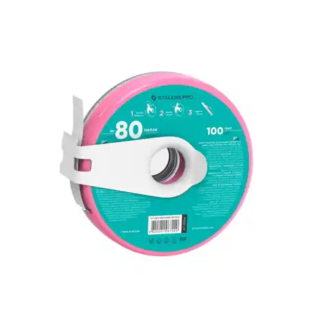 Estuche de plástico con Cinta Blanca Abrasiva Desechable EXPERT Gramaje 100 AT-100W – Desechables, de Staleks | Polymnea