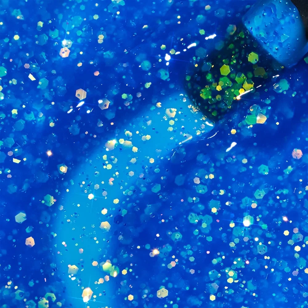 Builder Gel Cupio Glitter Neon - FANTASY OCEAN 15ml