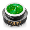 Builder Gel Cupio Glitter Neon - GREEN APPLE 15ml