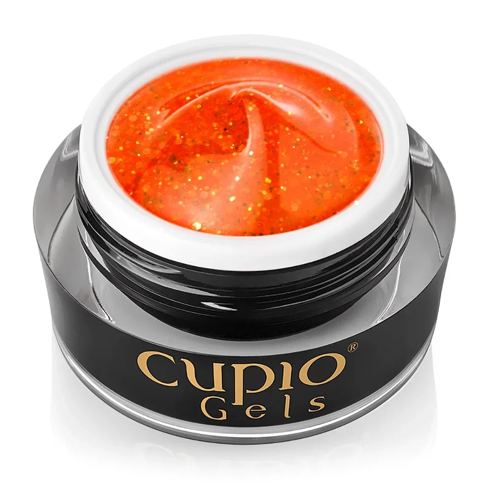 Builder Gel Cupio Glitter Neon - MORNING MIMOSA 15ml