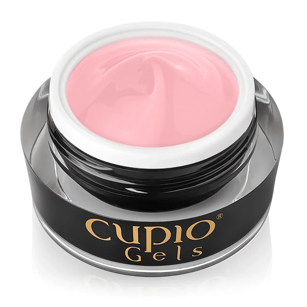 Builder Gel Cupio Make-Up Fiber - MILKY PINK 15ml