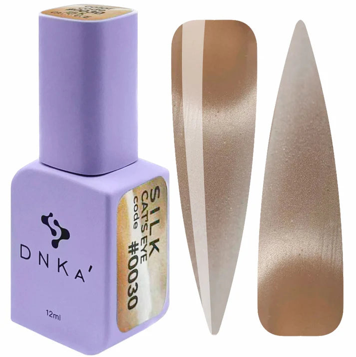 Color Gel Polish DNKa' 12 ml Cat's Eye #0030 - Silk – Esmalte semipermanente | Polymnea