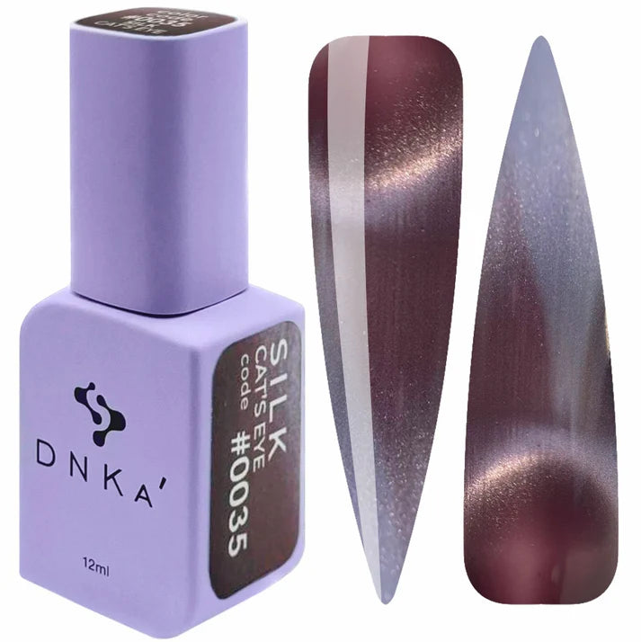 Color Gel Polish DNKa' 12 ml Cat's Eye #0035 - Silk – Esmalte semipermanente | Polymnea