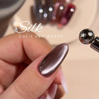 Color Gel Polish DNKa' 12 ml Cat's Eye #0035 - Silk - aplicación