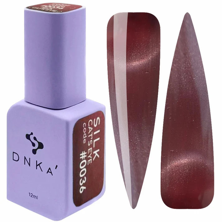Color Gel Polish DNKa' 12 ml Cat's Eye #0036 - Silk – Esmalte semipermanente | Polymnea