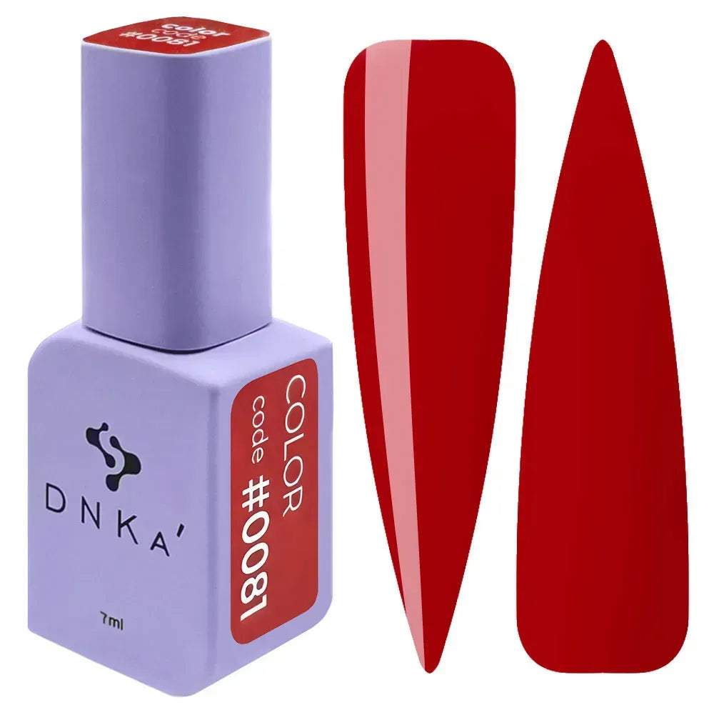 Color Gel Polish DNKa' 7 ml #0081 – Esmalte semipermanente | Polymnea
