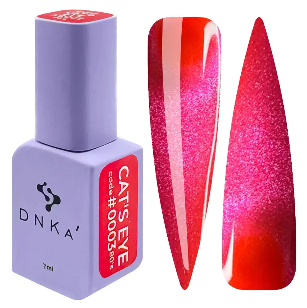 Color Gel Polish DNKa' 7 ml Cat's Eye #0003 - 80's – Esmalte semipermanente | Polymnea