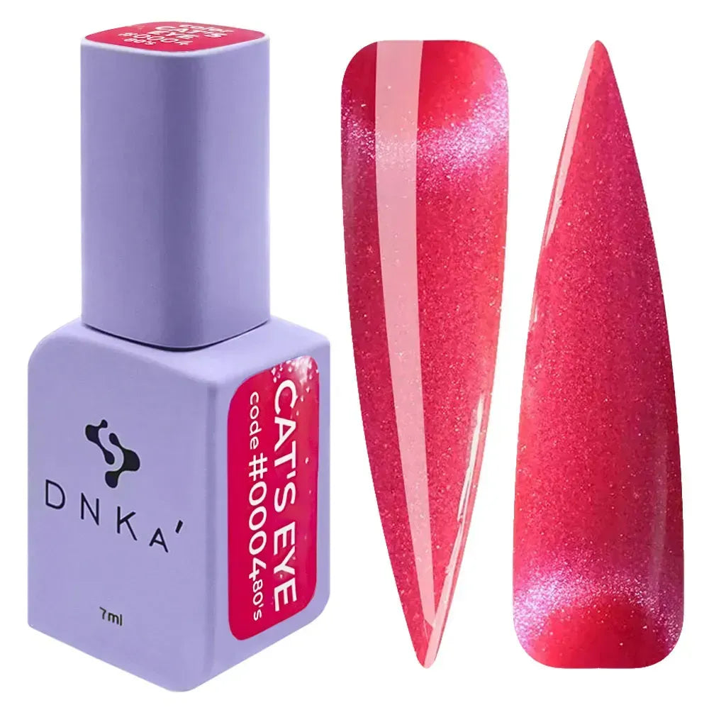 Color Gel Polish DNKa' 7 ml Cat's Eye #0004 - 80's – Esmalte semipermanente | Polymnea