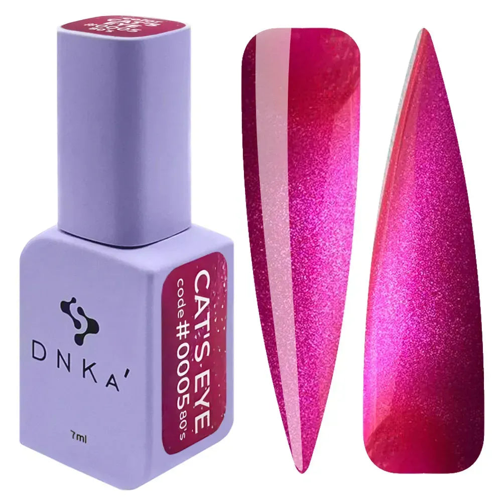 Color Gel Polish DNKa' 7 ml Cat's Eye #0005 - 80's – Esmalte semipermanente | Polymnea