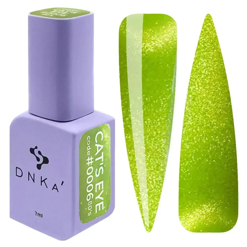 Color Gel Polish DNKa' 7 ml Cat's Eye #0006 - 80's – Esmalte semipermanente | Polymnea