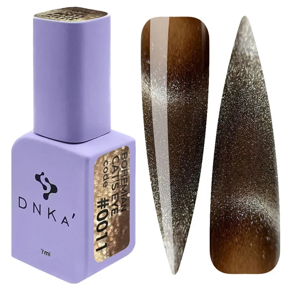 Color Gel Polish DNKa' 7 ml Cat's Eye #0011 - Bohemian – Esmalte semipermanente | Polymnea