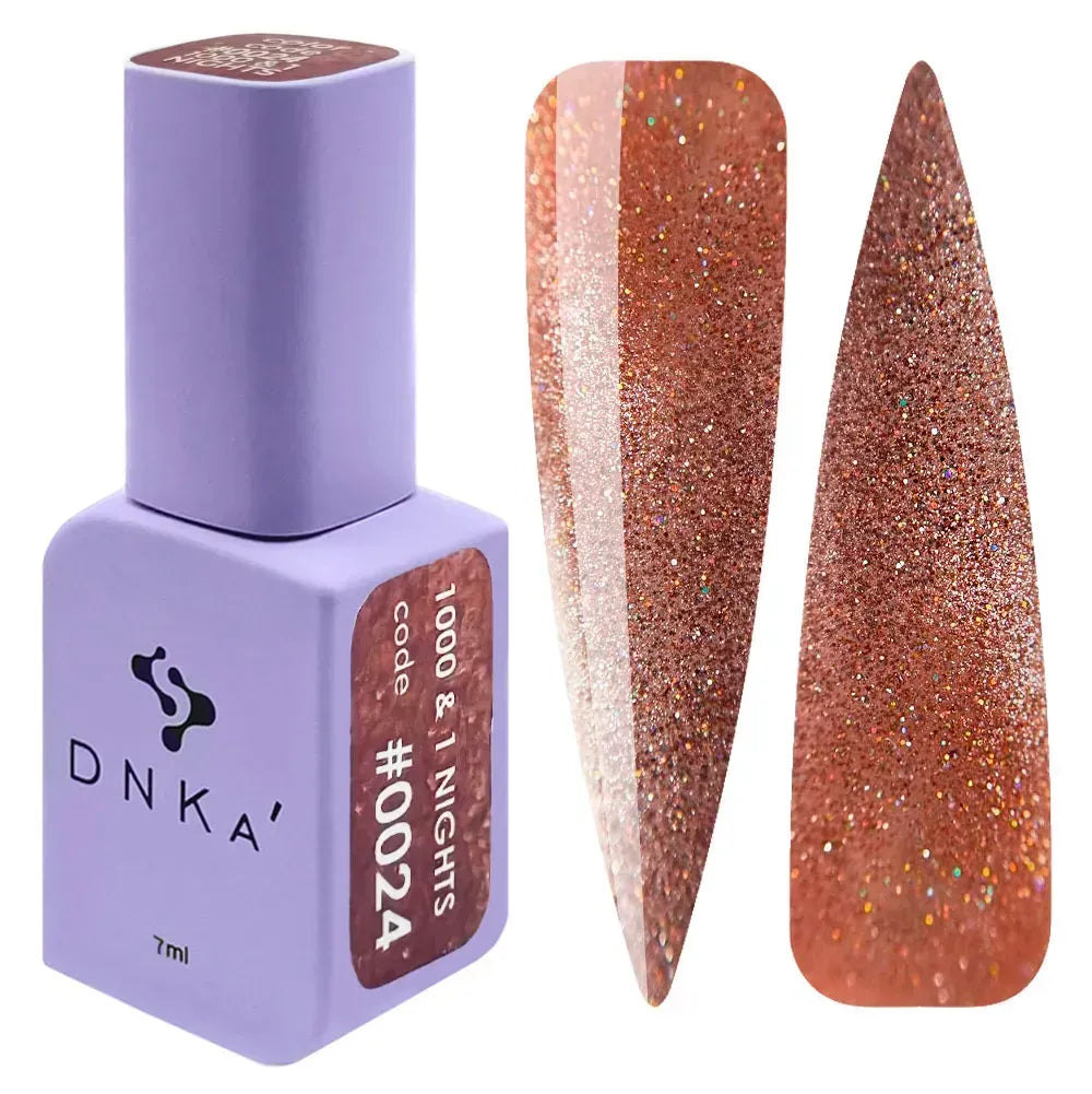 Color Gel Polish DNKa' 7 ml Cat's Eye #0157 - 1000&1 Nights – Esmalte semipermanente | Polymnea