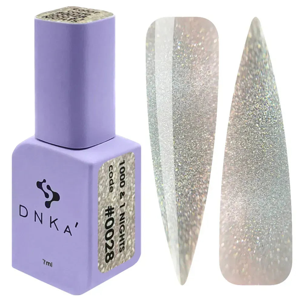 Color Gel Polish DNKa' 7 ml Cat's Eye #0161 - 1000&1 Nights – Esmalte semipermanente | Polymnea