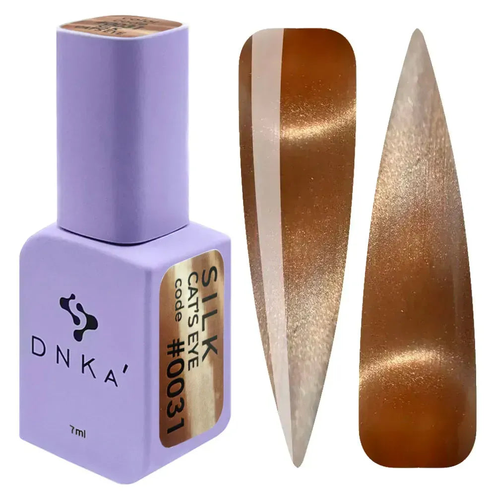Color Gel Polish DNKa' 7 ml Cat's Eye #0031 - Silk – Esmalte semipermanente | Polymnea