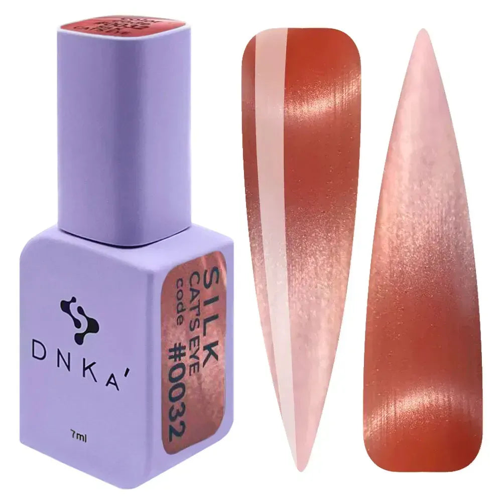 Color Gel Polish DNKa' 7 ml Cat's Eye #0032 - Silk – Esmalte semipermanente | Polymnea
