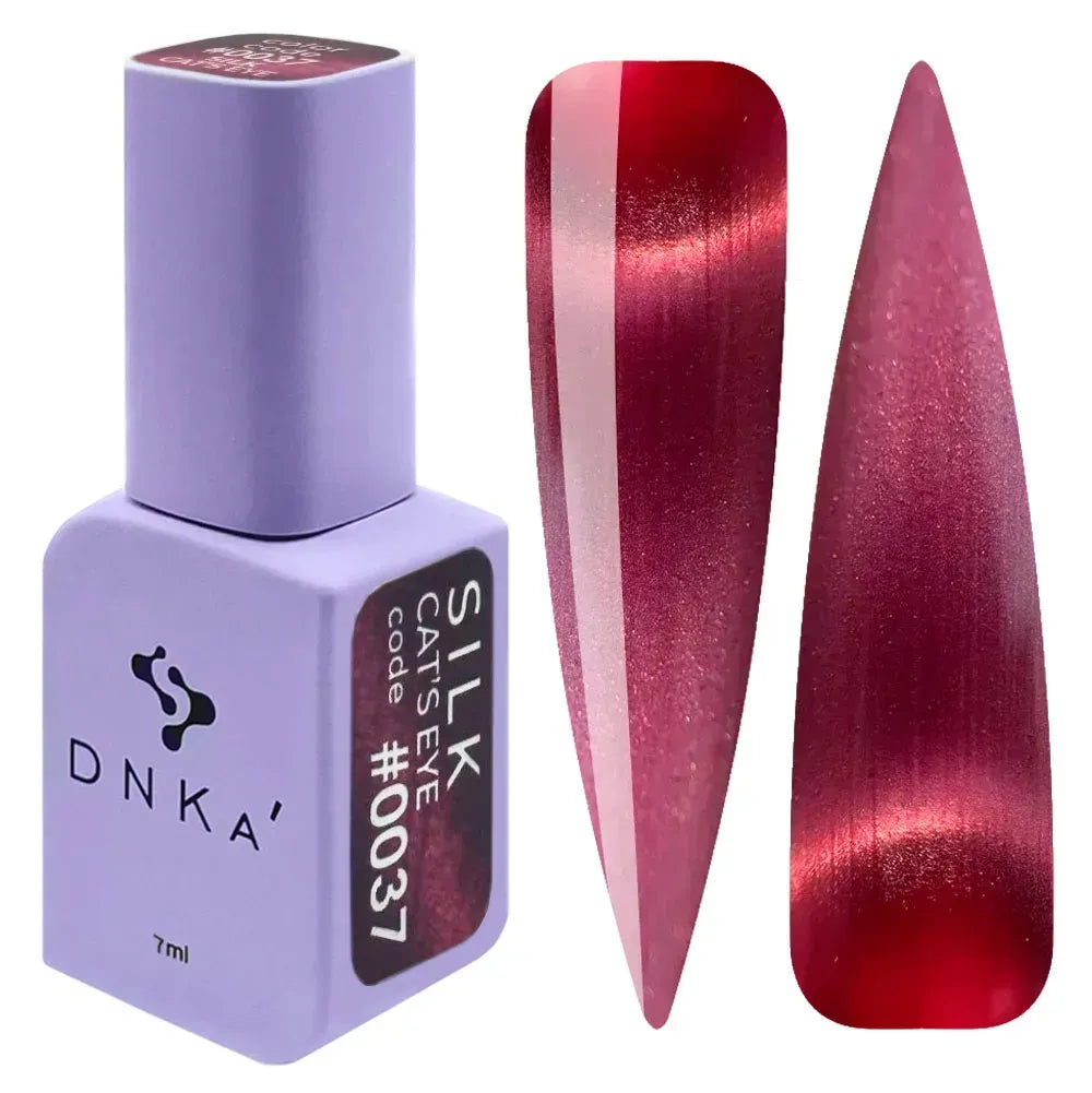 Color Gel Polish DNKa' 7 ml Cat's Eye #0037 - Silk – Esmalte semipermanente | Polymnea